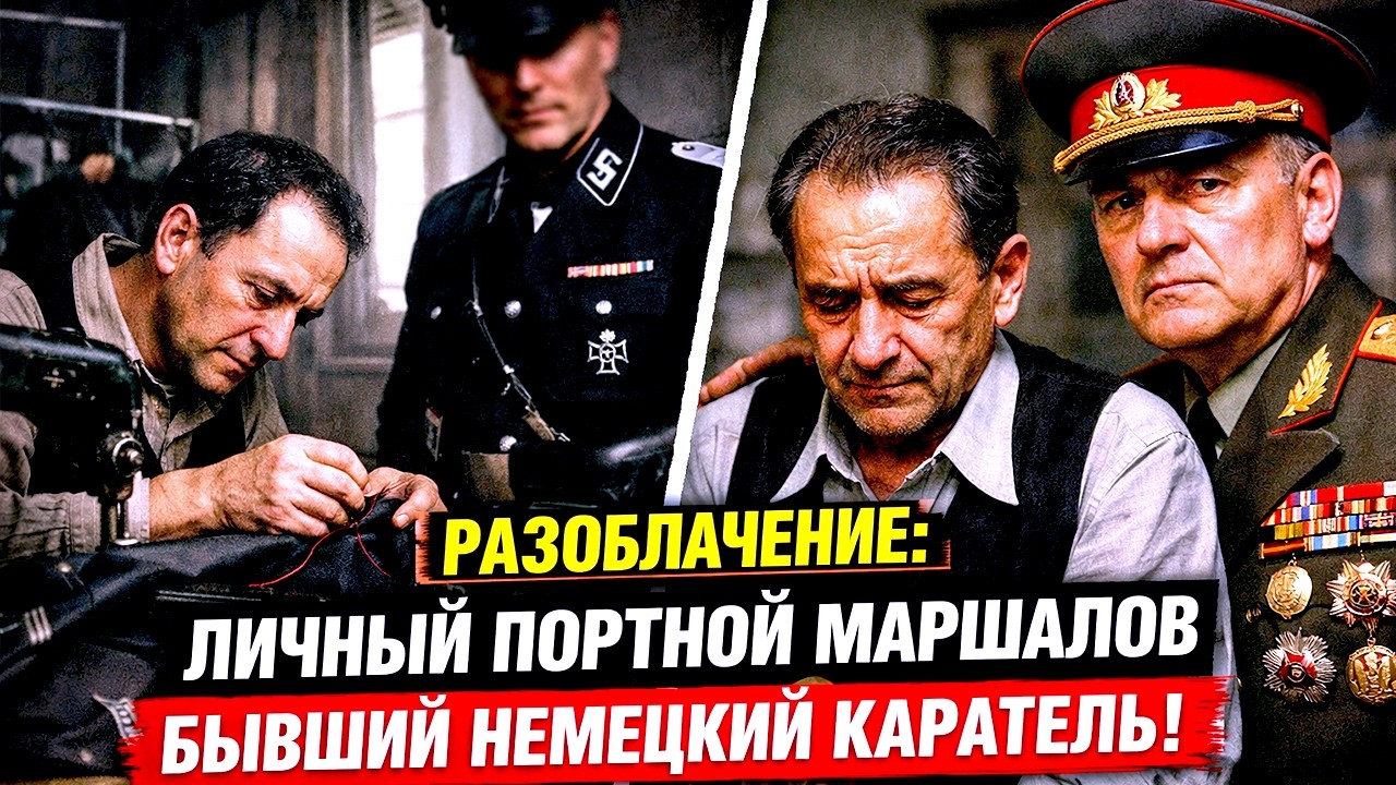 РАЗОБЛАЧЕНИЕ: ЛИЧНЫЙ ПОРТНОЙ МАРШАЛОВ — БЫВШИЙ НЕМЕЦКИЙ КАРАТЕЛЬ! КРАСНАЯ НИТЬ ВЫДАЛА ЕГО