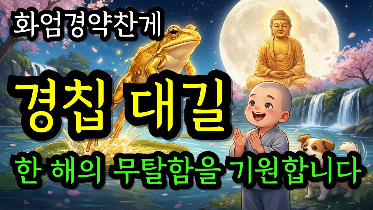 웅크렸던 생명이 깨어나는 경칩 대길 불교노래 듣고 대운 받으세요 | 틀어두면 운이 트이는 불교음악 | 화엄경약찬게 찬불가 #소원성취 #개운 #경칩