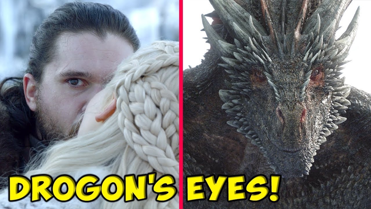 The Truth Behind Drogon's Strange Glare At Jon Snow! ⚔️ SEASON 8 🔮