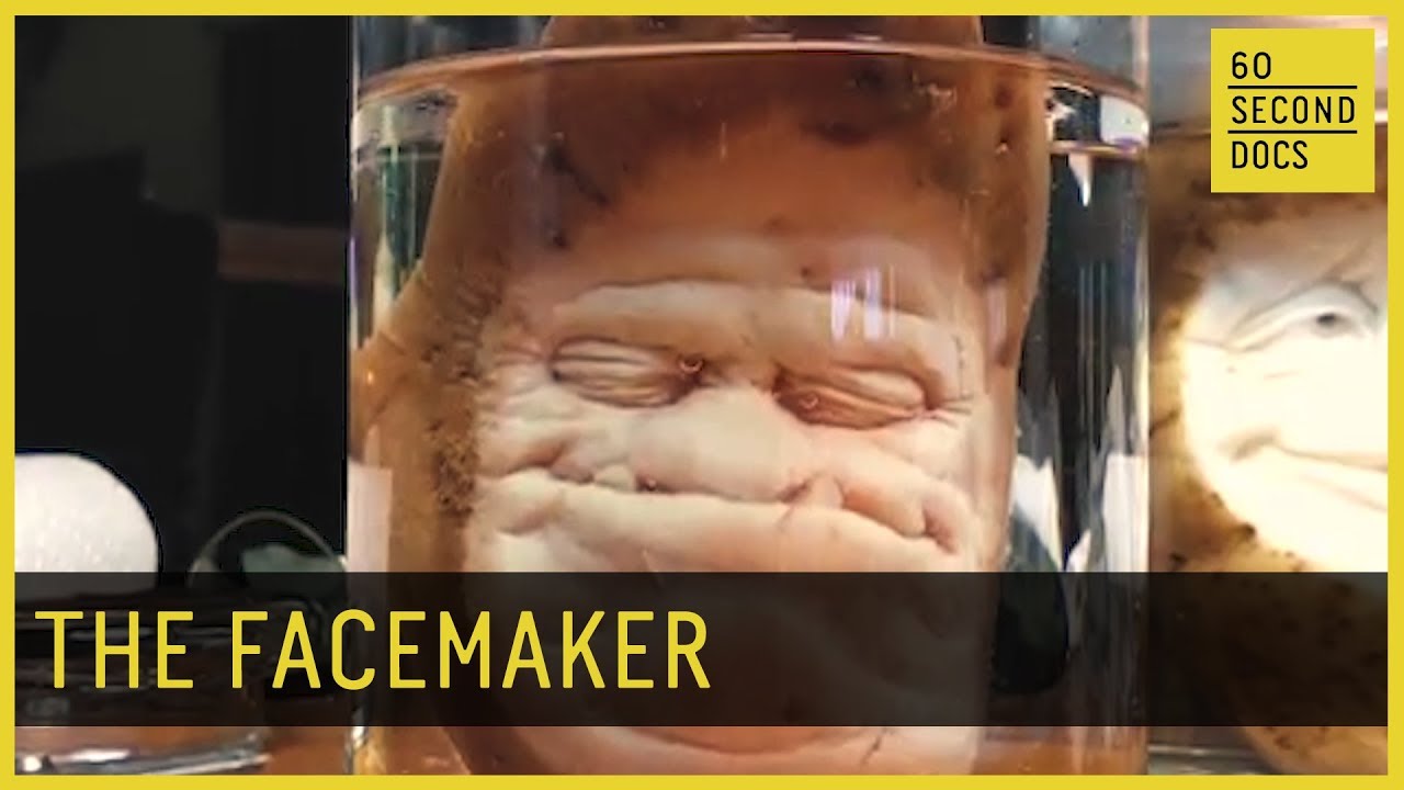 The Sculptor Carving Faces Out Of Potatoes