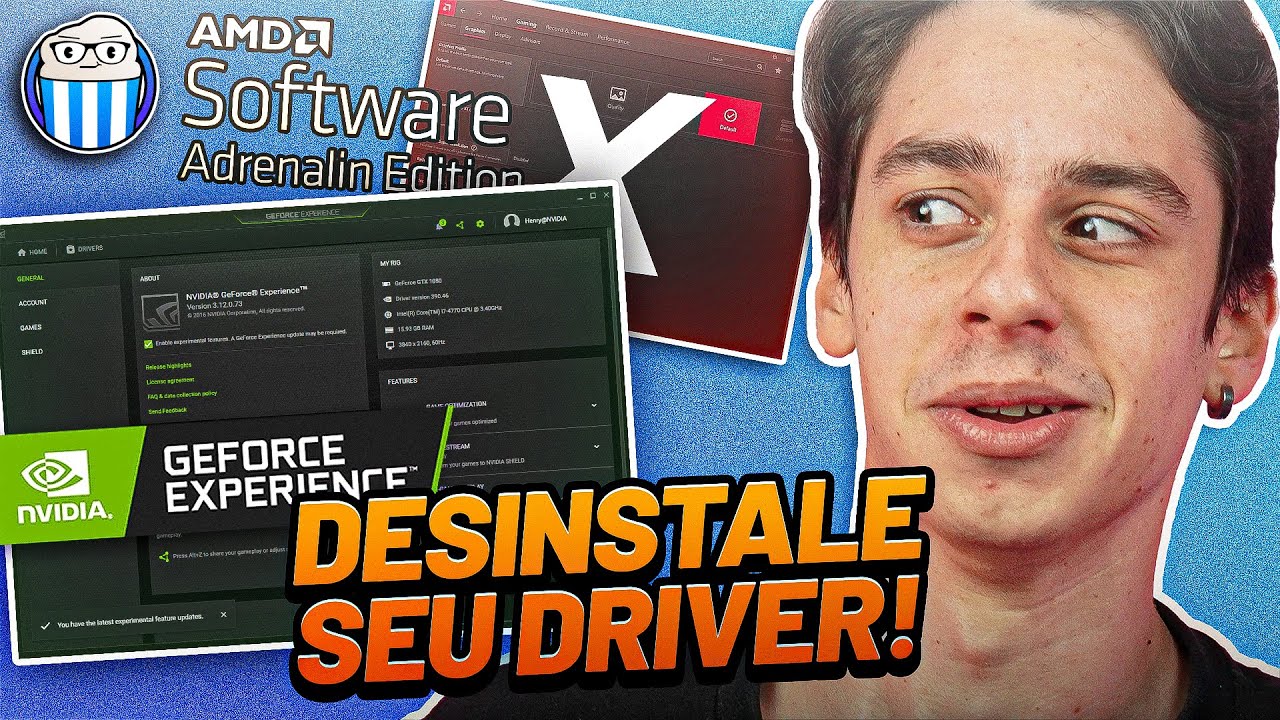 Como desinstalar driver de v&iacute;deo para instalar outra placa de v&iacute;deo! DDU Driver Uninstaller
