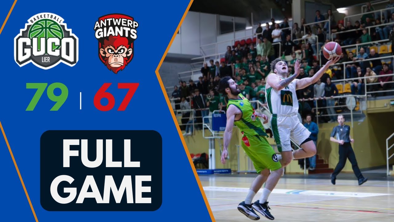 TDM1: BC Guco Lier vs Antwerp Giants B: 79-67