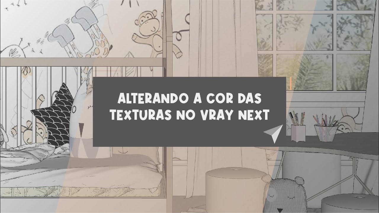 ALTERANDO A COR DAS TEXTURAS NO VRAY NEXT I GABY FILGUEIRAS