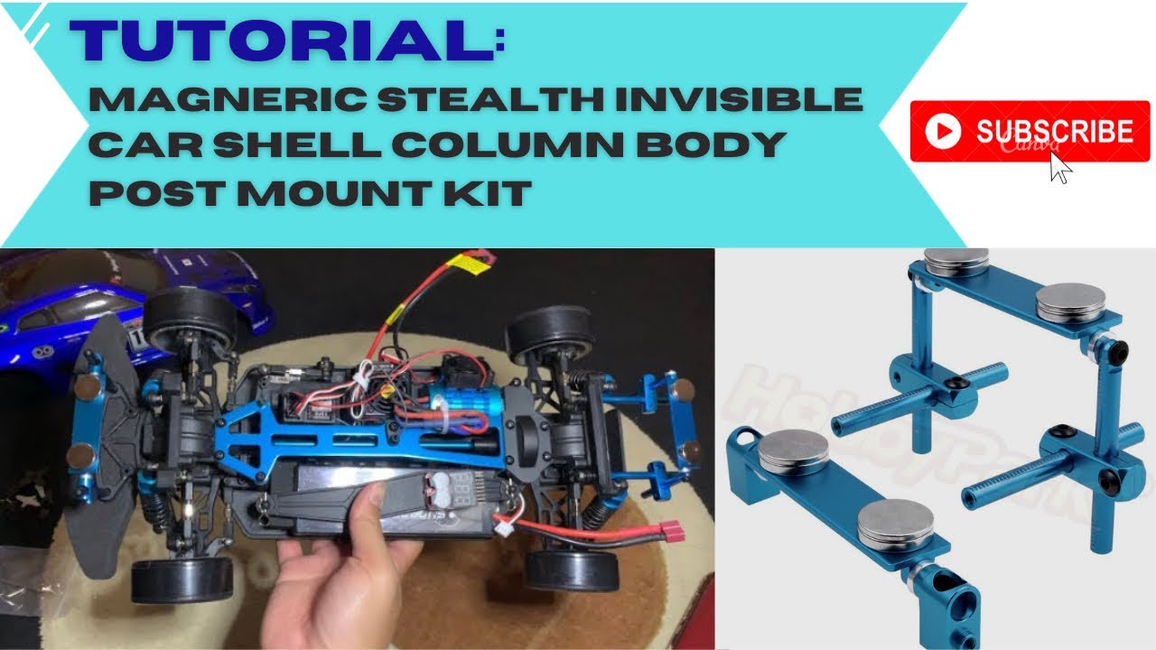 Tutorial: How to install Magnetic Stealth Invisible Car Shell Column Body Post Mount Kit