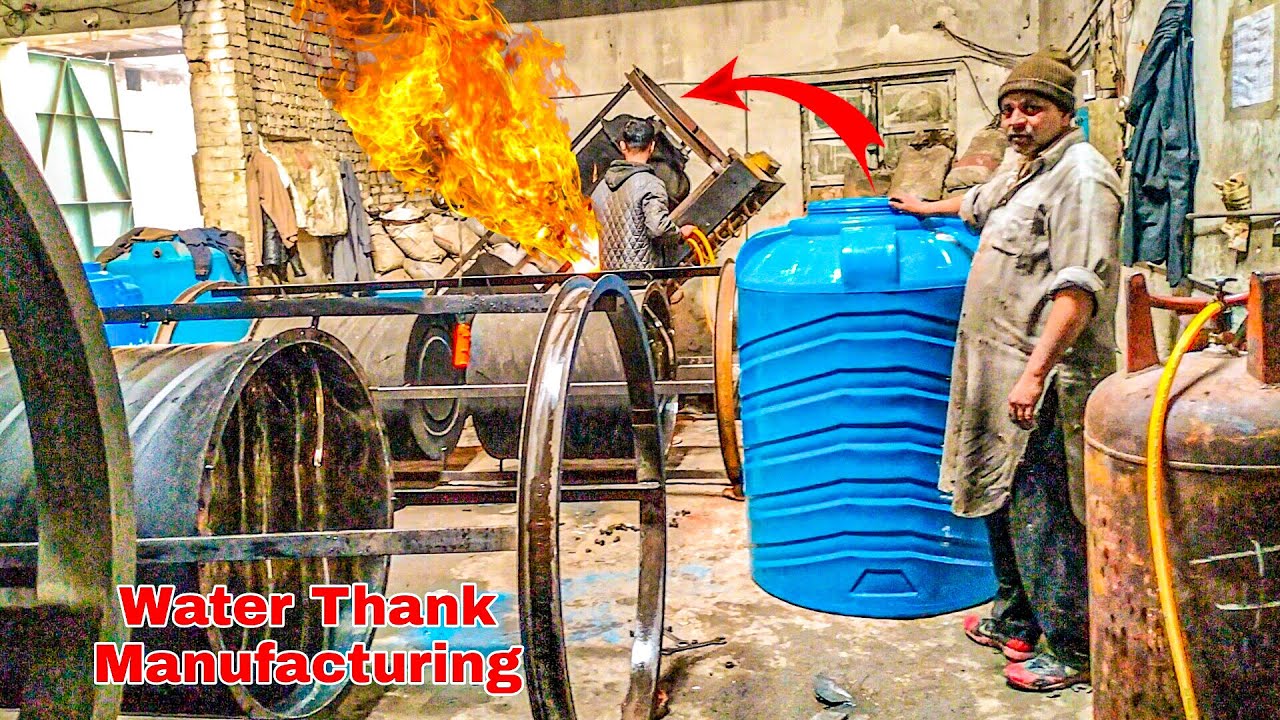Outstanding Production of Huge Plastic Water Tanks inside Biggest Factory