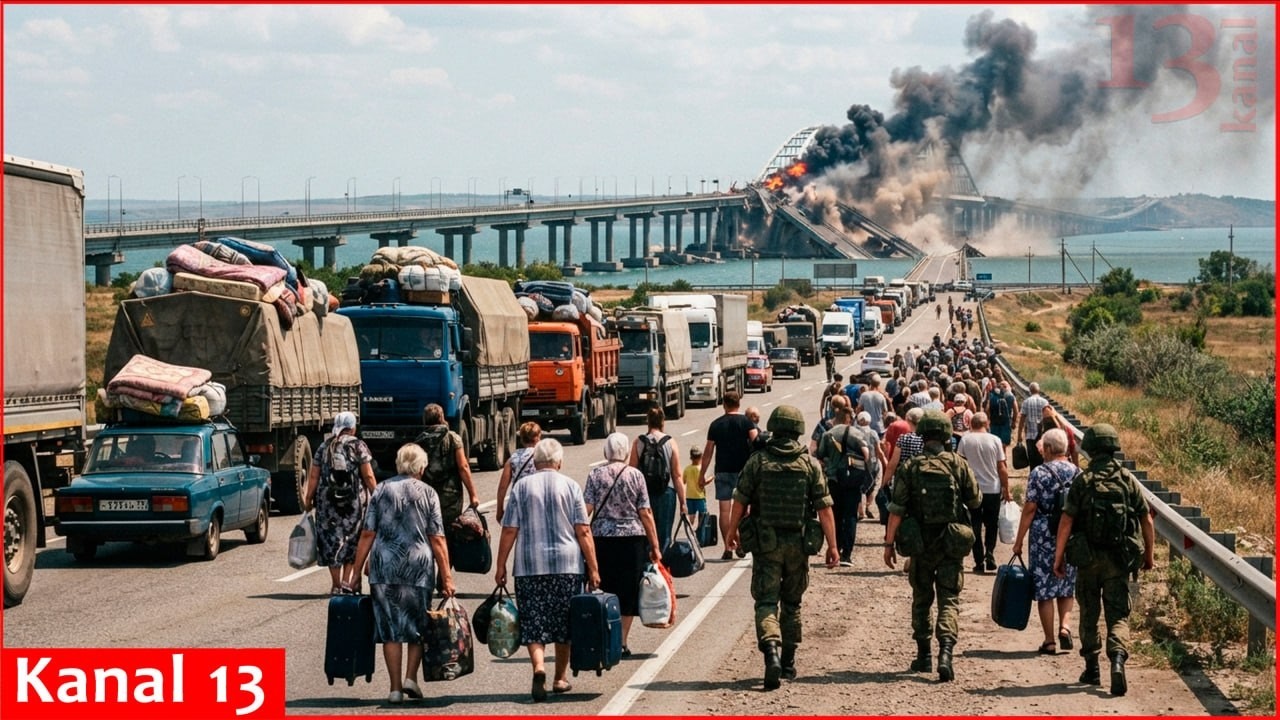 &laquo;Крымский мост будет атакован в этом месяце, бегите из Крыма&raquo;: россияне бьют тревогу