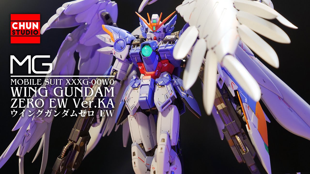 塗裝改造完整紀錄 MG鋼彈飛翼零式EW Ver.KA |ウイングガンダムゼロEW |WING GUNDAM ZERO EW |鋼普拉全塗裝