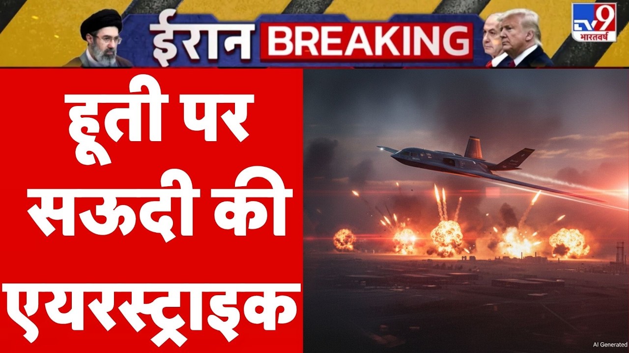 Saudi Attack On Houthi: हूती लड़ाकों पर सऊदी की एयरस्&zwj;ट्राइक I Middle East I Pakistan | Trump
