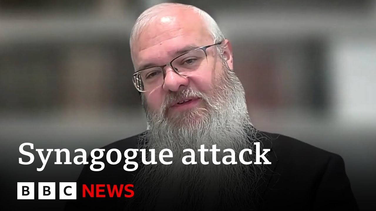 Manchester rabbi: &lsquo;We can't despair&hellip; We can't give up&rsquo; | BBC News