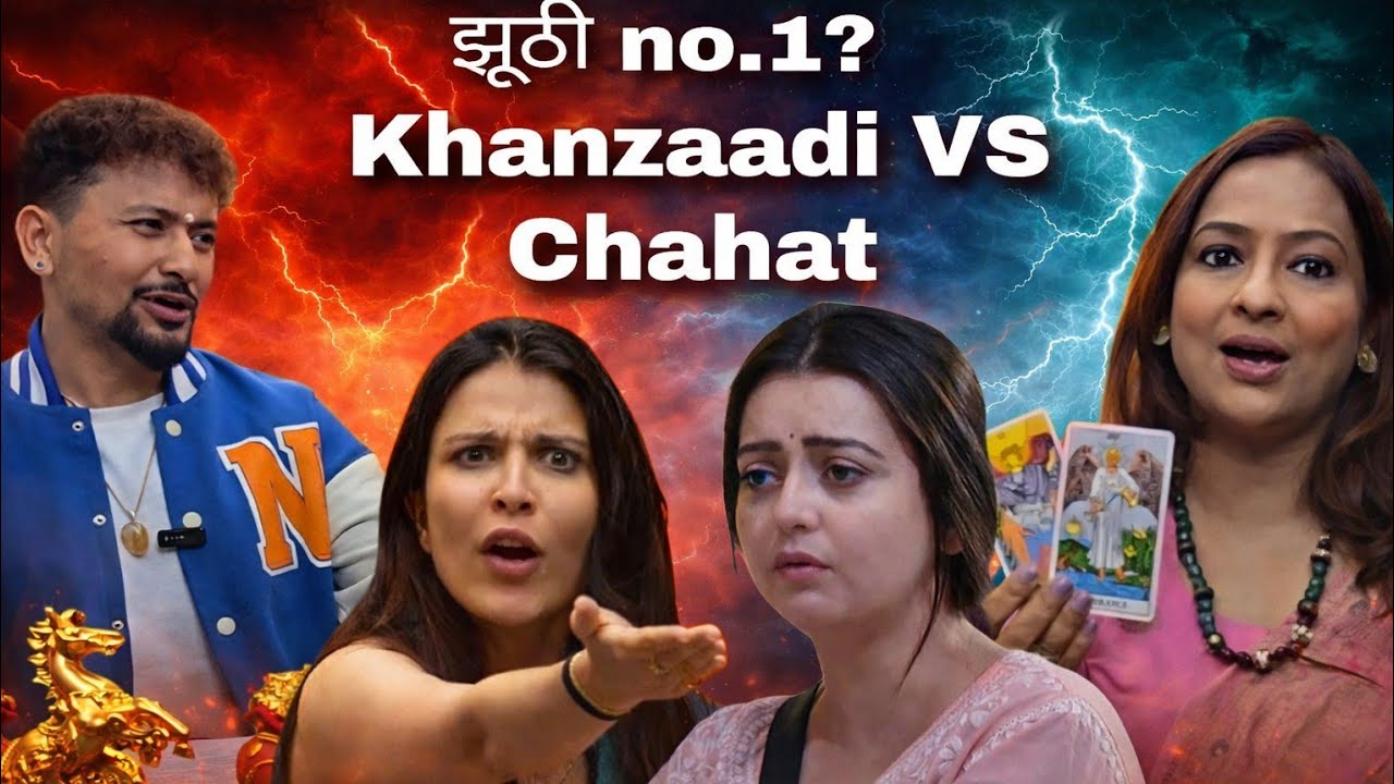 The 50 में कौन झूठ बोल रहा है  ? Khanzaadi या Chahat Pandey tarot ने खोली पोल | Rajat D | Tarot read