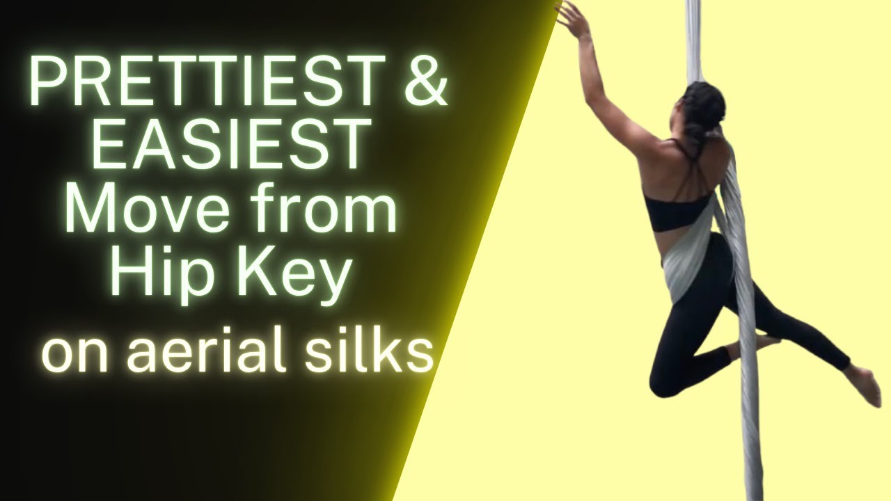 Easy Move from Hip Key on Aerial Silks