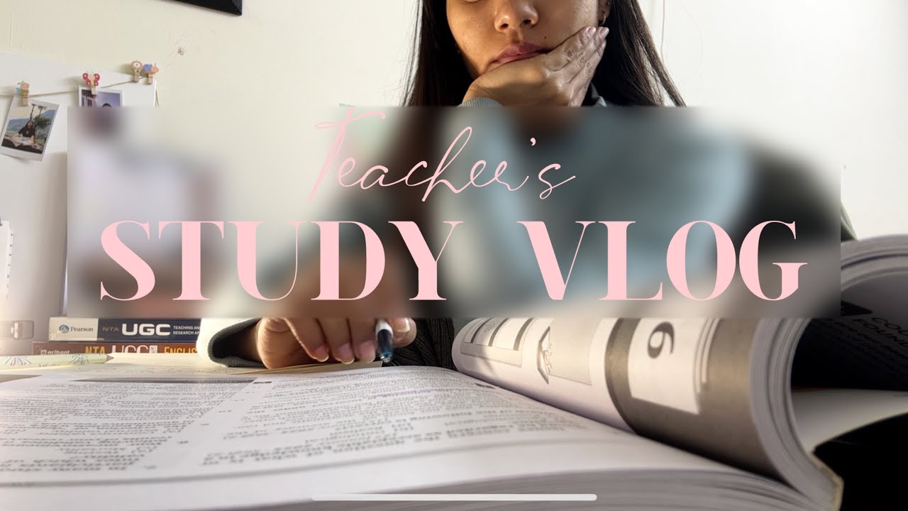 Study vlog of a teacher ✨📝 evening study routine 