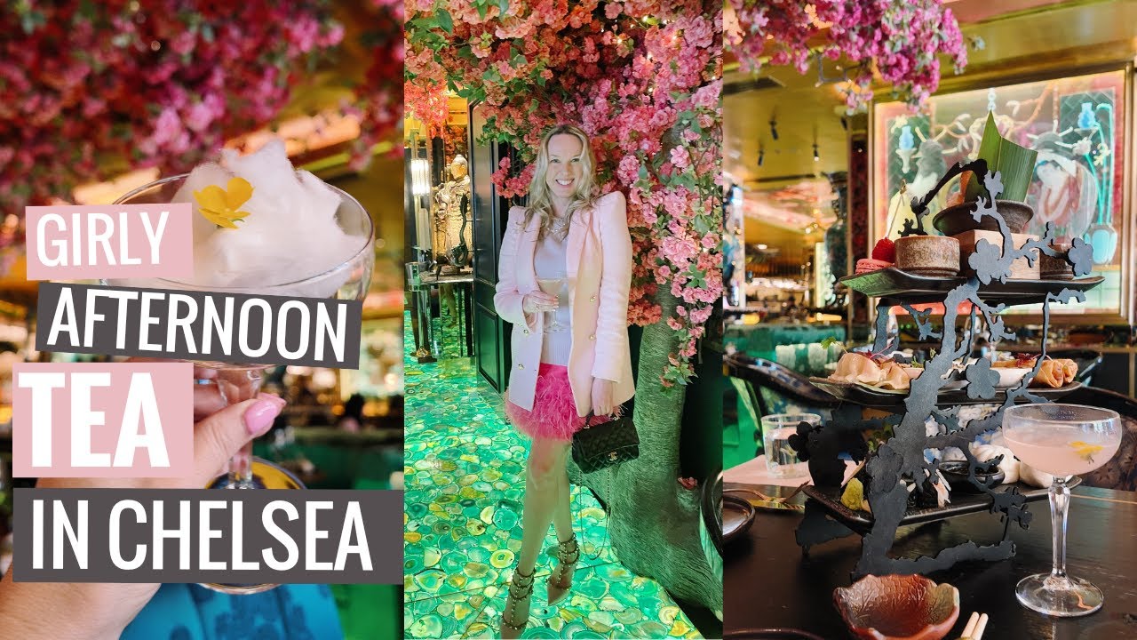 Blossom in a glass! Review of Ivy Asia afternoon tea in Chelsea