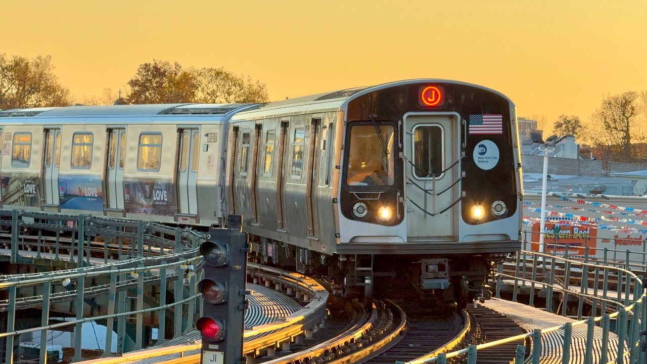 R143/R160/R179 J trains at Cypress Hills (during renovations)
