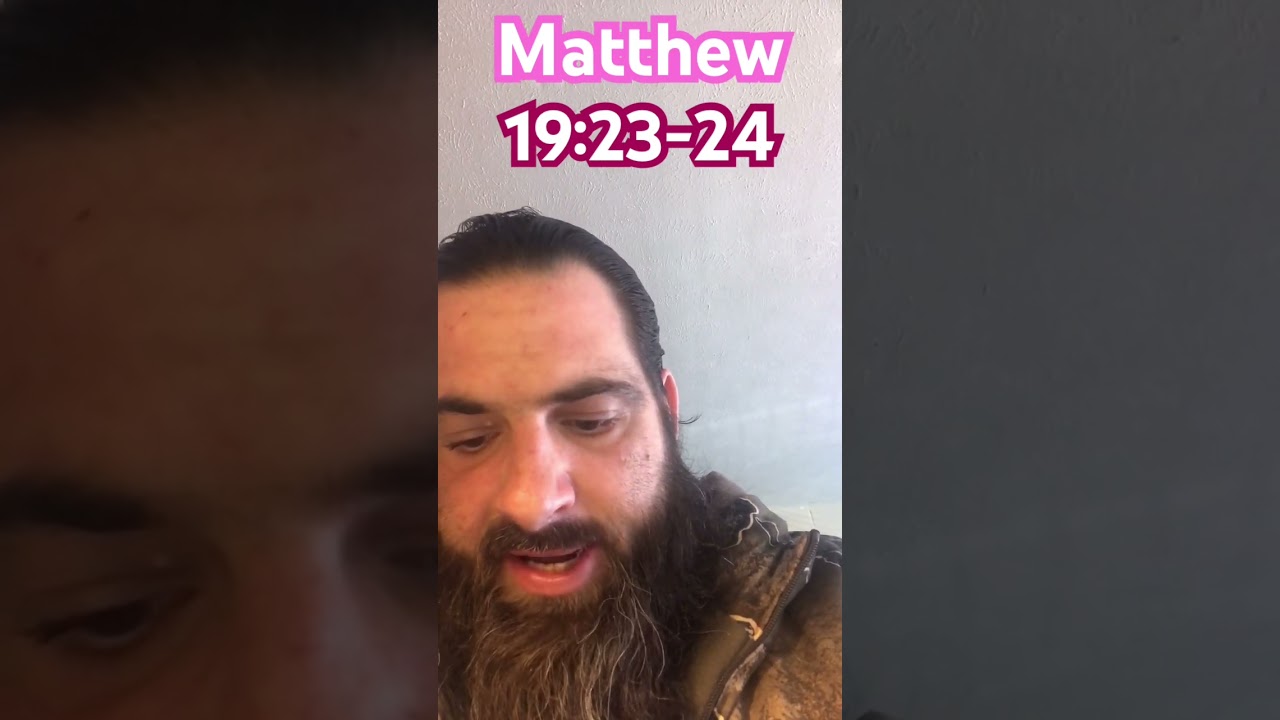 Matthew 19:23-25
