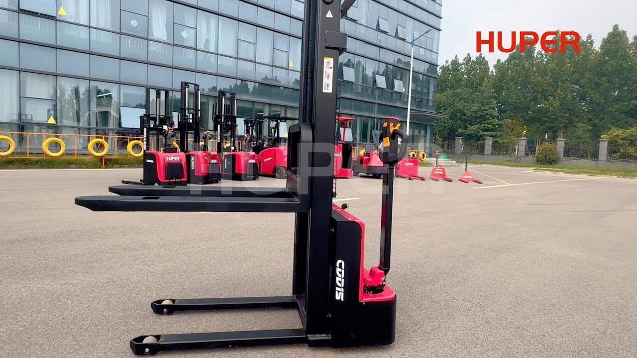 Small Electric Pallet Stacker - HUPER electric stacker lift