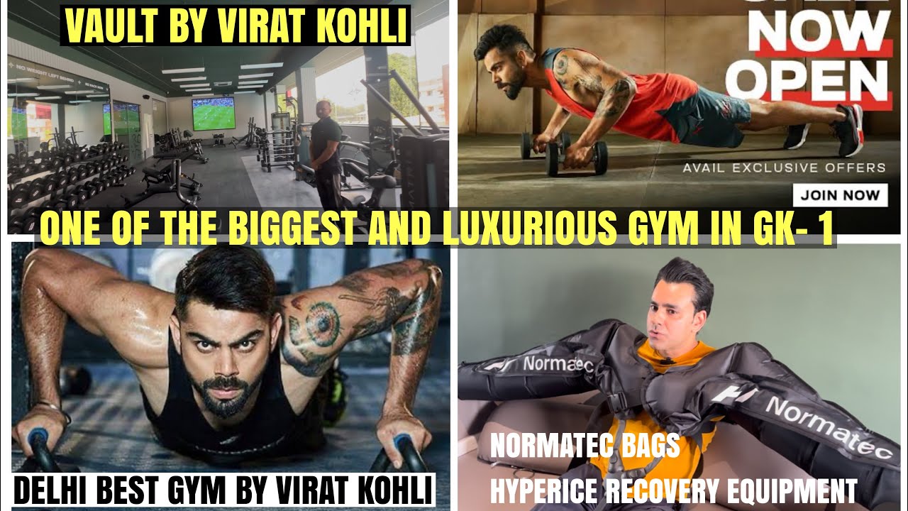 VAULT BY VIRAT KOHLI GK-1 PACIFIC SPORTS COMPLEX | VAULT GYM BY VIRAT KOHLI | GK-1 BEST GYM