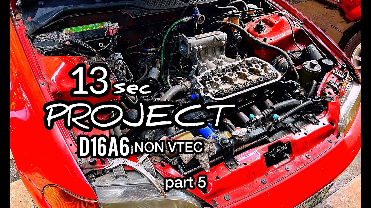 D16a6 Non Vtec All Motor Build Series Part 5 Head Install & Tuning