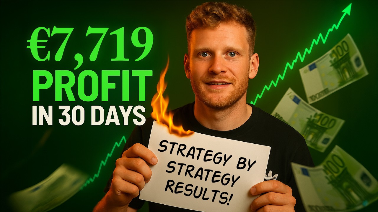 How I Made €7,719 Trading Last Month (The EXACT Strategies)