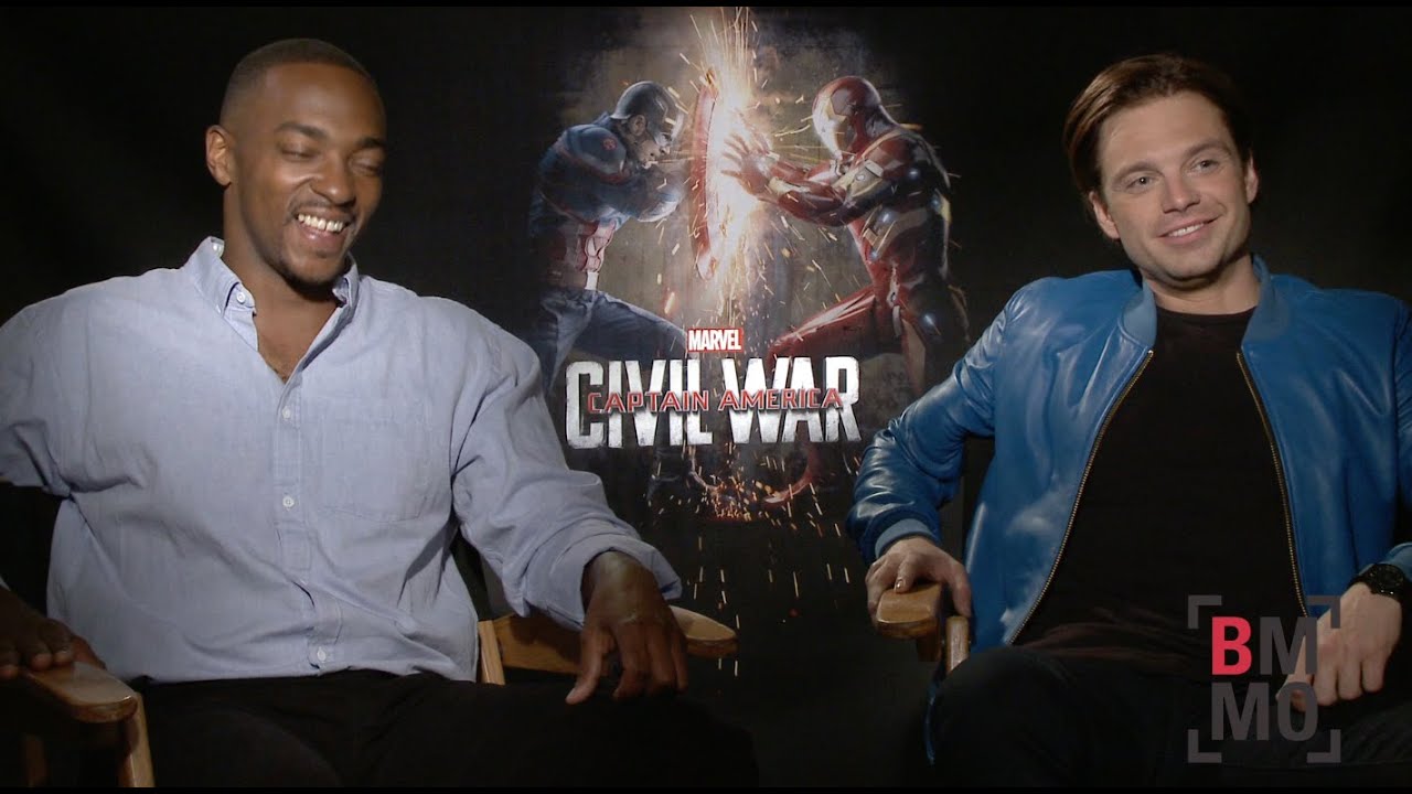 Anthony Mackie & Sebastian Stan Interview - Captain America: Civil War