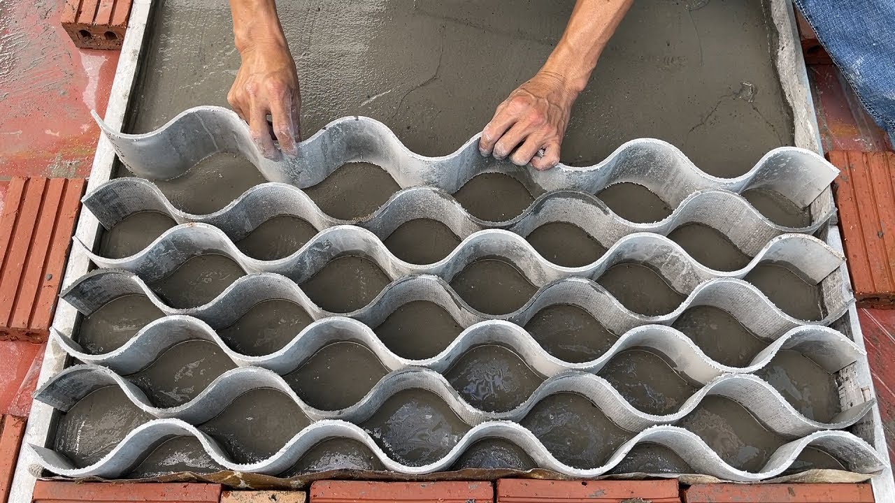 Incredible! Super Easy 3D Wall Creation Techniques | Creative Cement Ideas