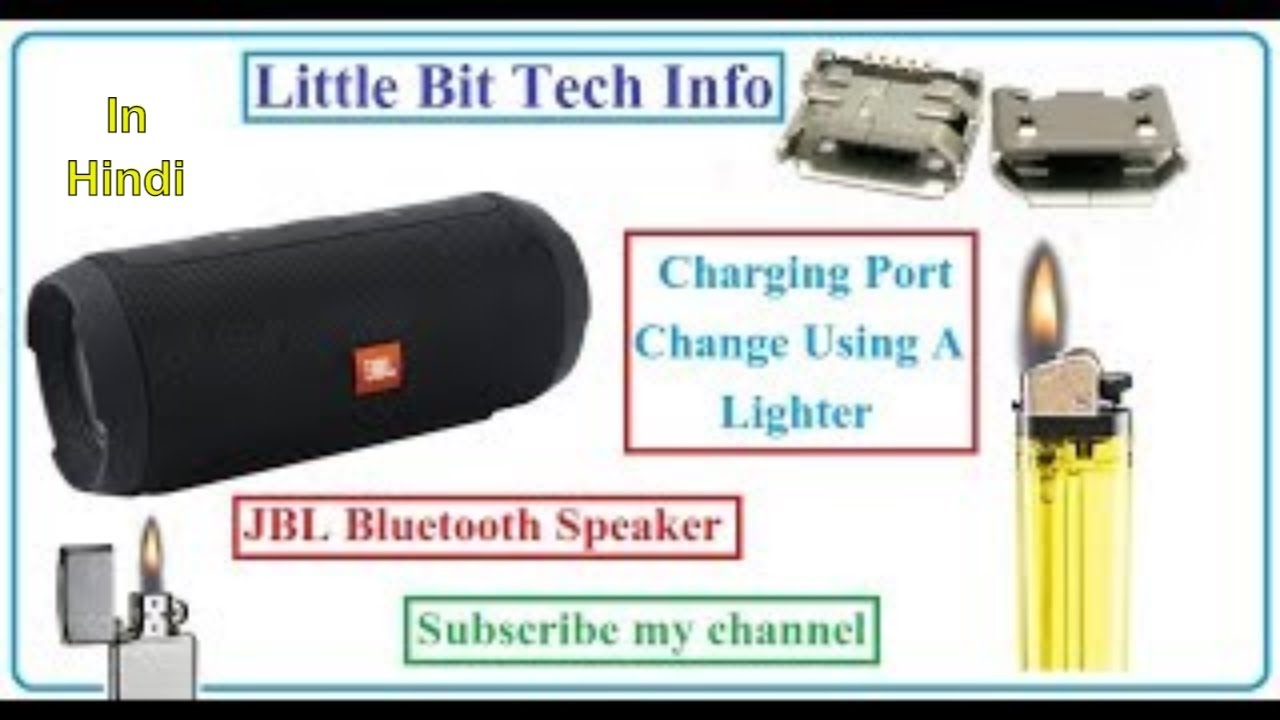 JBL Charge Bluetooth Speaker Repair Charging Port Replacement At Home Easy