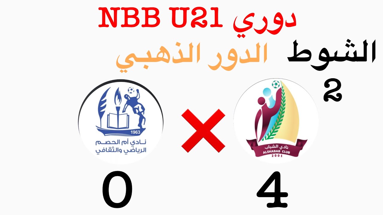 الشباب ❌ أم الحصم | دوري NBB U21 | الدور الذهبي | الجولة الأولى | الشوط الثاني