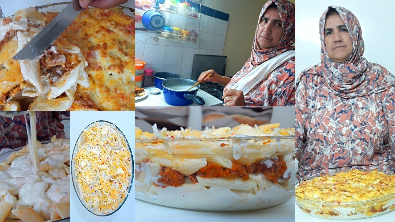 🍝 مكرونة بالبيشاميل 🍛 لذيذة وناجحة 💯 من يد الحاجة روكي 👩‍🍳