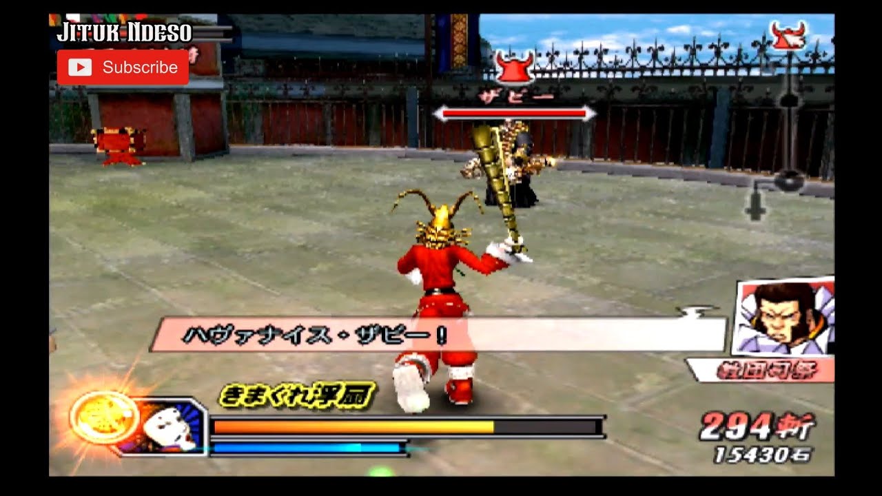 Imagawa Yoshimoto Vs Zabbi botak ( Mori Motonari & Yoshihiro ) - Basara 2 Heroes