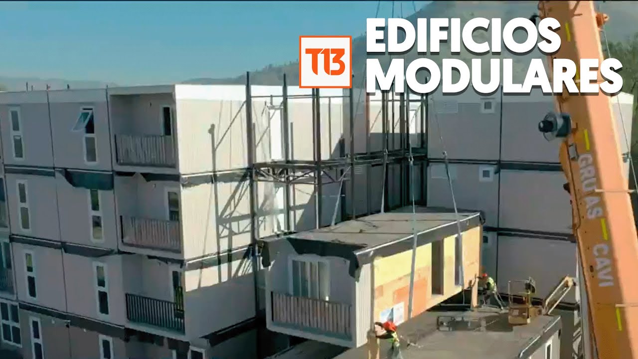 Levantan edificio modular con arriendo a precio justo.