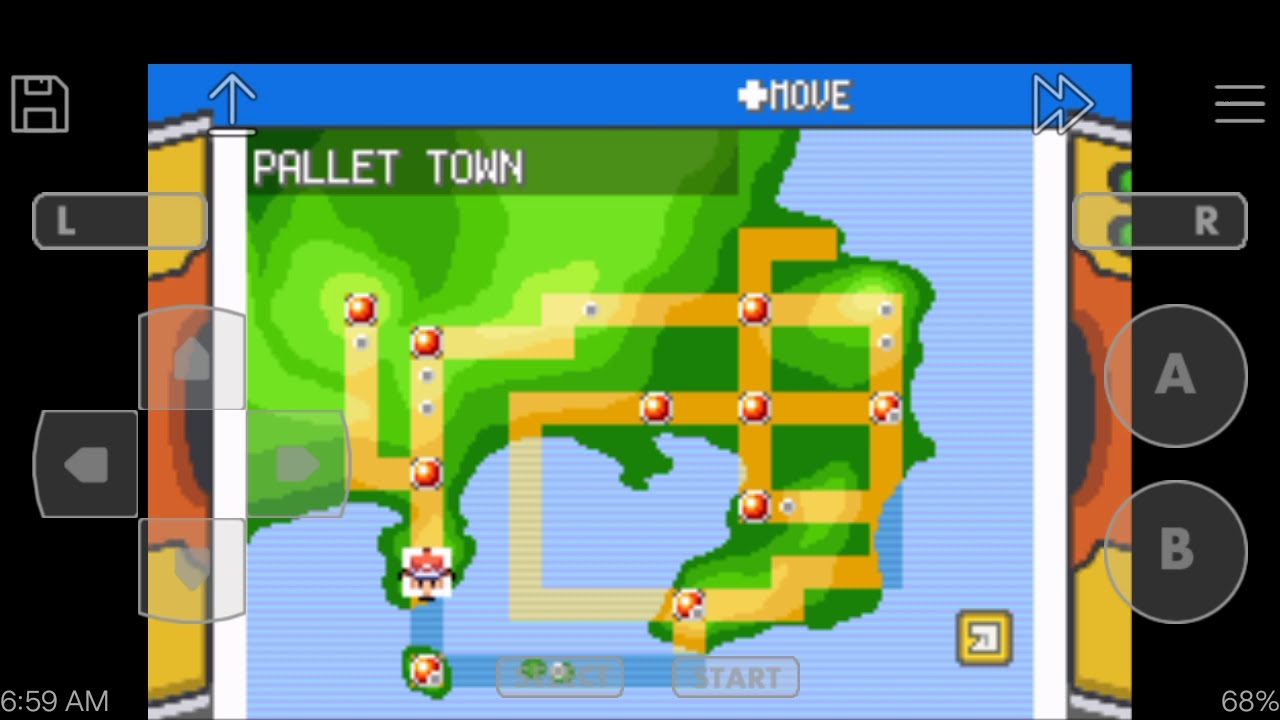 how to get  town map in Pokemon fire red