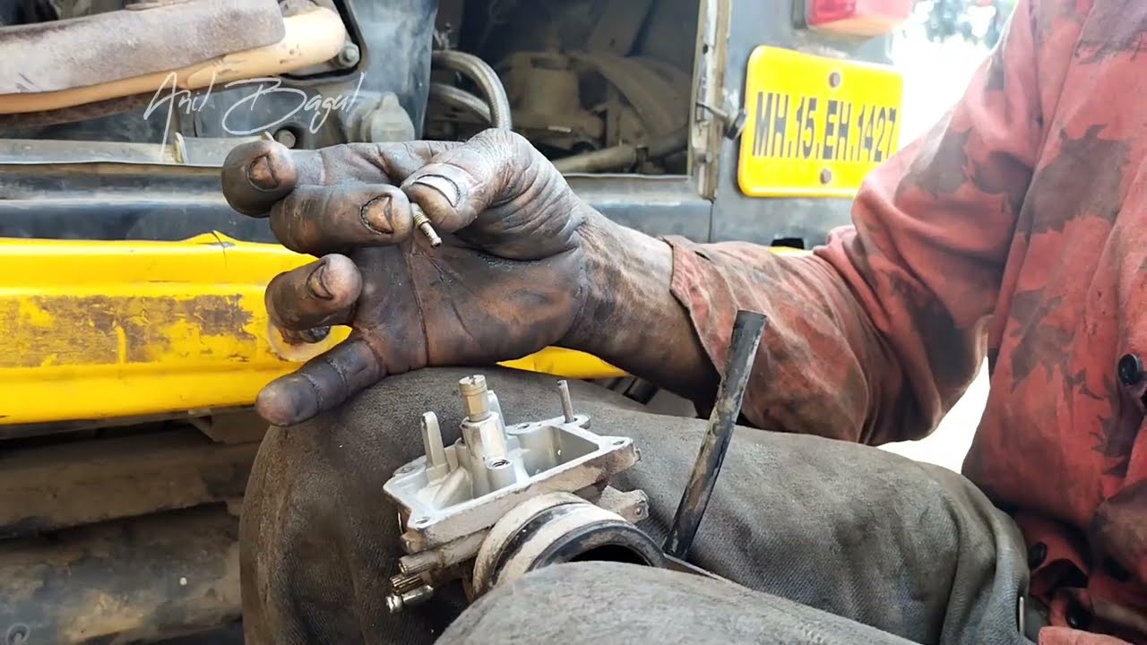 Bajaj Auto Rickshaw 4stroke Carburetor cleaning | Bajaj Re Carburetor cleaning | Pickup Problem