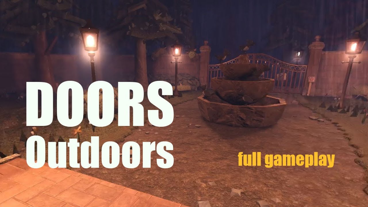DOORS OUTDOORS FULL GAMEPLAY DUO 🌲🎮 | Pure Action, No Cuts 🔥