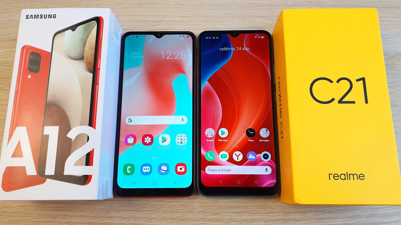 SAMSUNG GALAXY A12 VS REALME C21 - ЧТО ВЫБРАТЬ? ПОЛНОЕ СРАВНЕНИЕ!