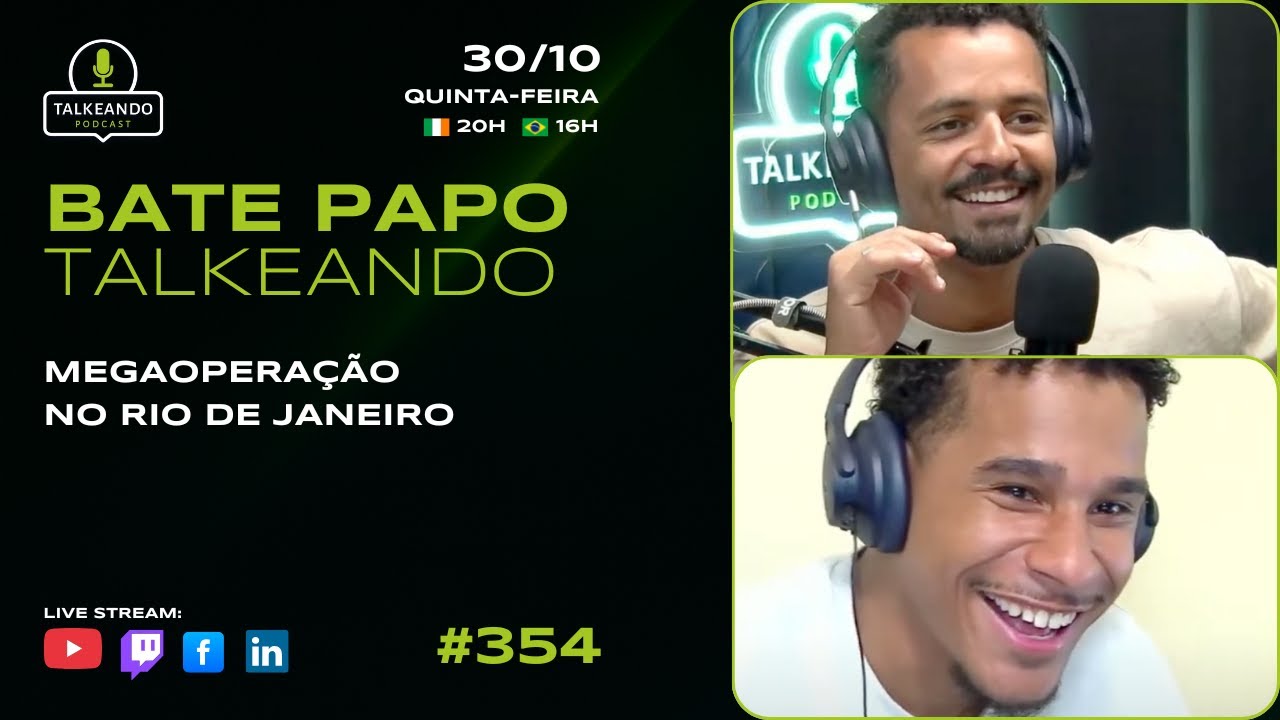 REACT MEGAOPERAÇÃO NO RIO DE JANEIRO | TALKEANDO PODCAST#354