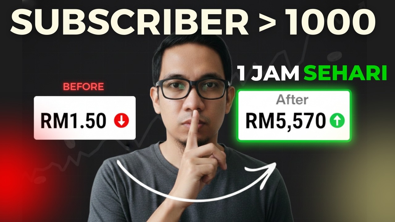 5 Niche RAHSIA buat duit Tanpa SUBSCRIBER di YouTube (2026)
