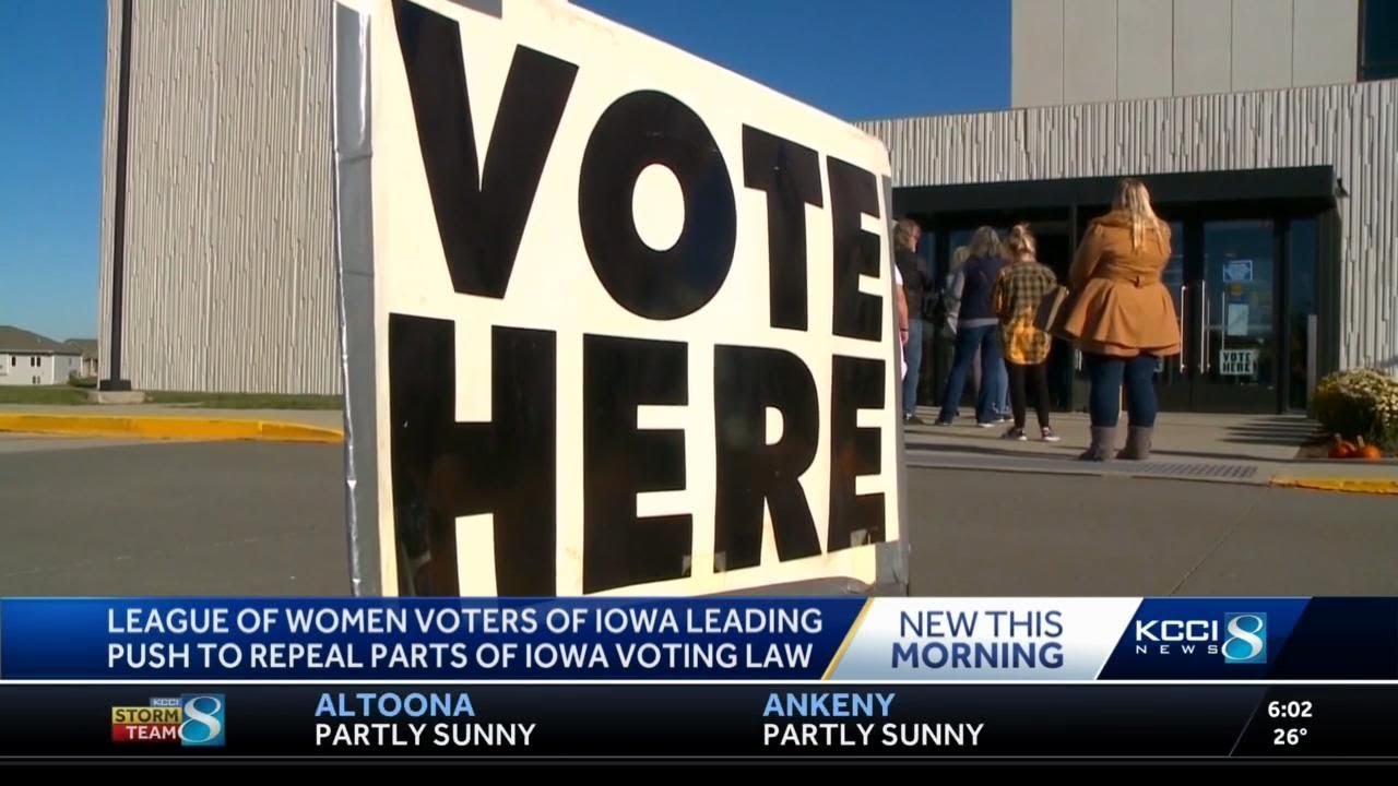 Iowa group wants lawmakers to amend voting rights law