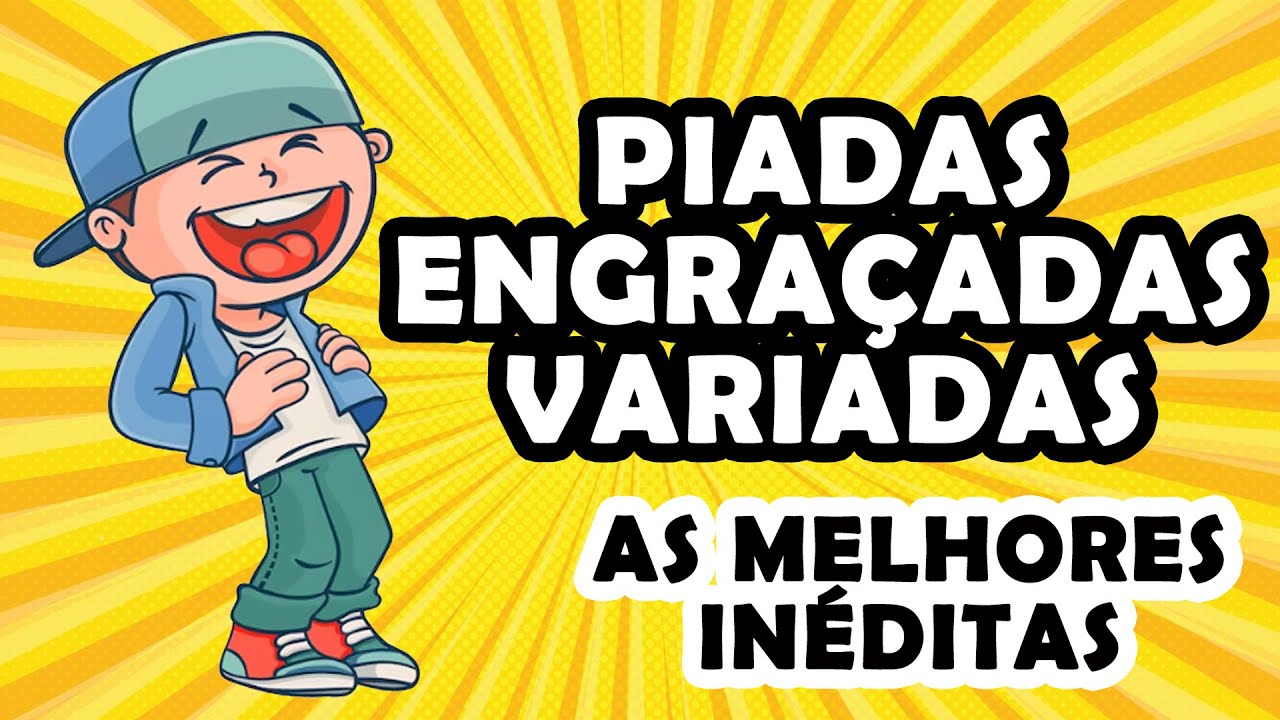 PIADAS ENGRAÇADAS VARIADAS PARTE 33- HUMORISTA THIAGO DIAS