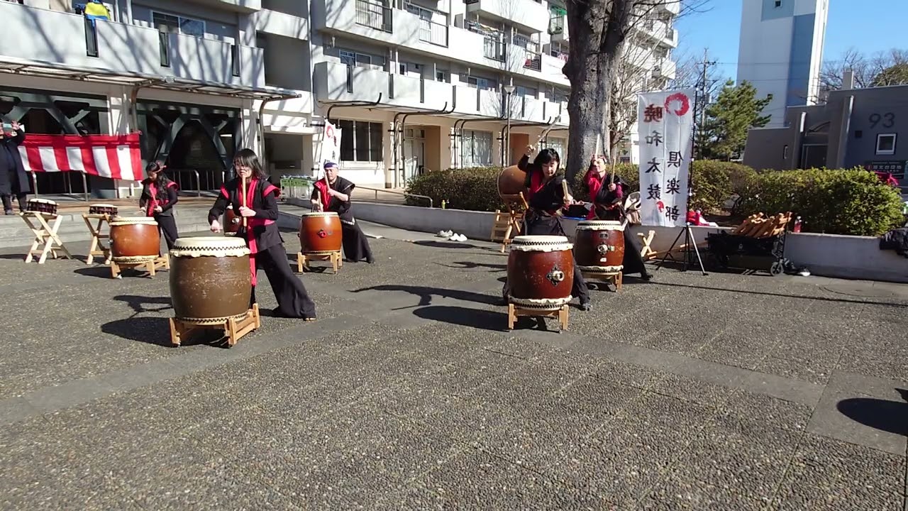 団地餅つき大会2026二部　暁 和太鼓倶楽部