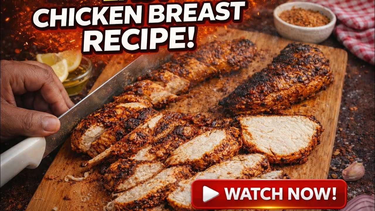 Easy Chicken Breast Recipe | इतना नरम कि मुंह में घुल जाए 😋