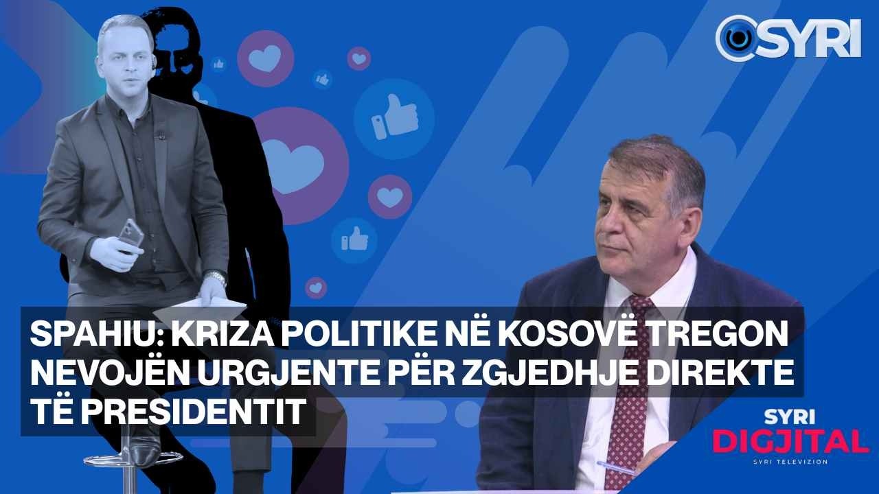 Spahiu: Kriza politike në Kosovë tregon nevojën urgjente për zgjedhje direkte të Presidentit