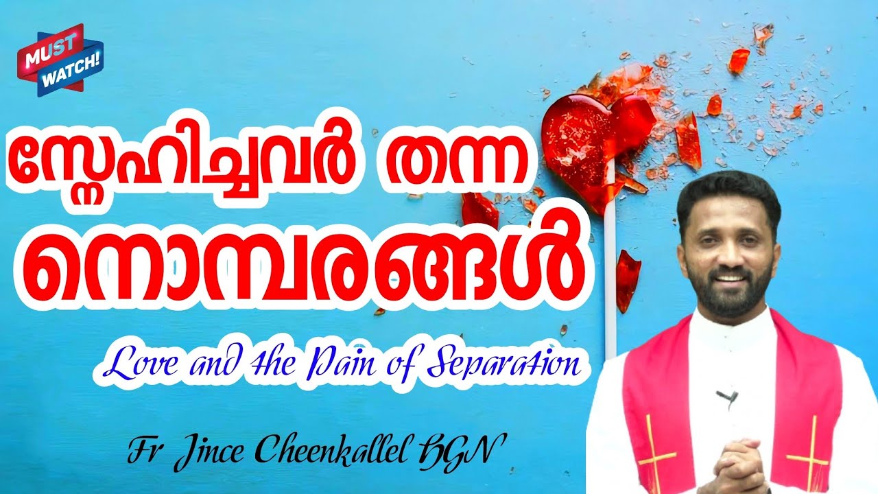 പ്രണയവും മുറിവുകളും Love... and  separation  Fr. Jince Cheenkallel HGN