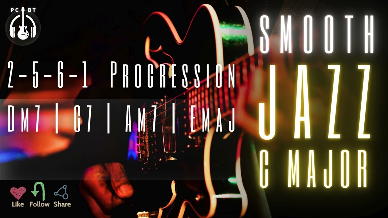 Epic Chill Jazz Backing Track for Improvisation | 2-5-6-1 D Dorian to C Major @ 90 BPM