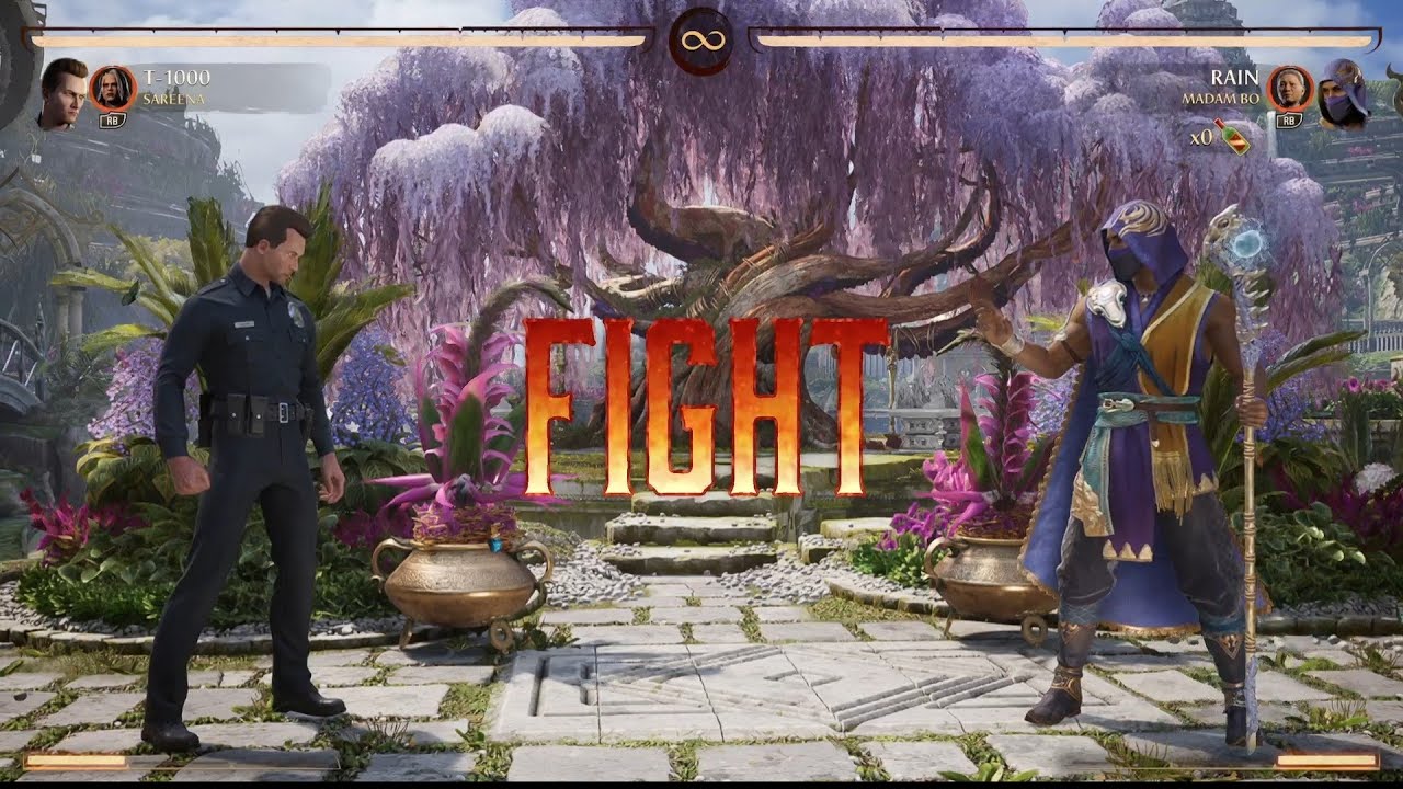 Mortal Kombat 1 - T-1000 vs Rain Gameplay