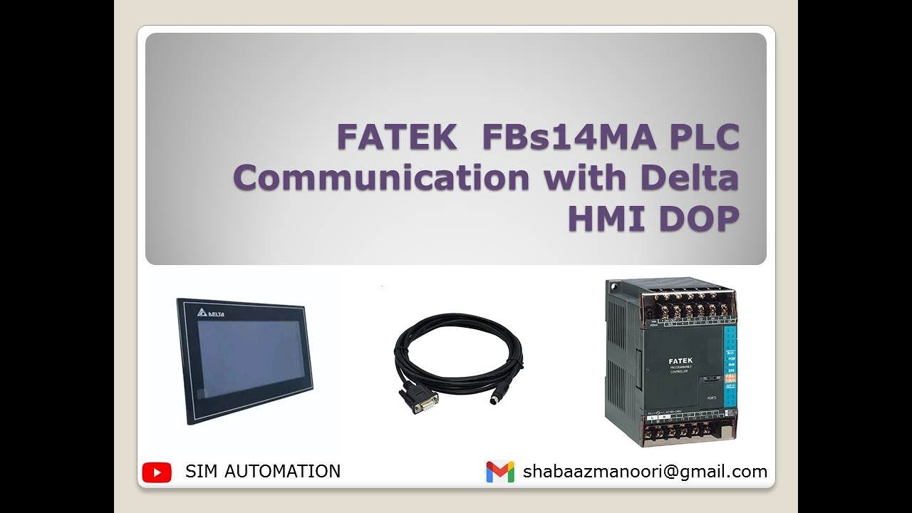 FATEK PLC Communication Setup with Delta HMI: Step-by-Step Guide