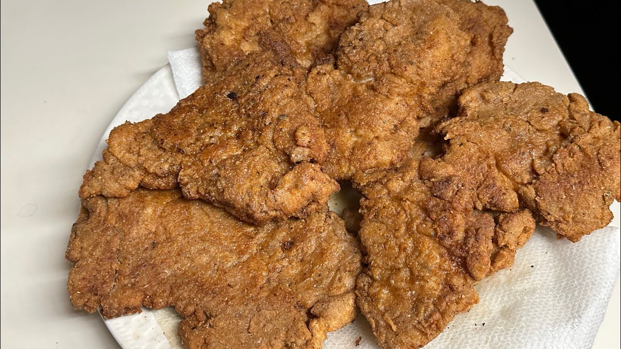 Fried Turkey Chops aka Turkey Breast Cutlets