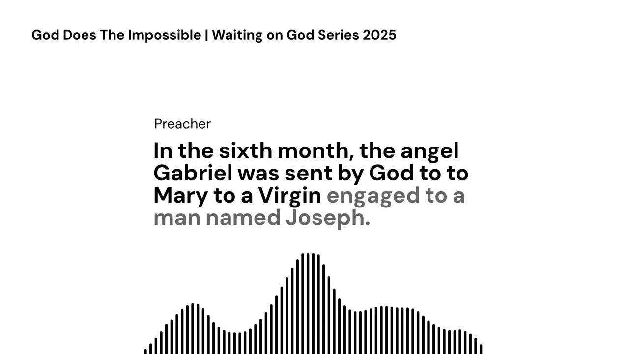 God Does The Impossible | Waiting on God Series 2025