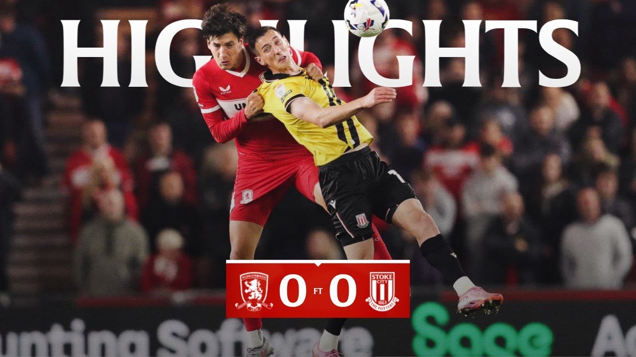 Highlights | Boro 0 Stoke 0 | Matchday 8