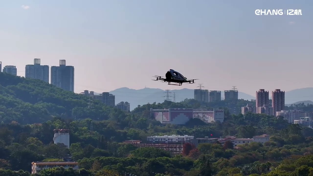 EHang Launches First Automated EH216-S Vertiport at Shenzhen UAM Cente