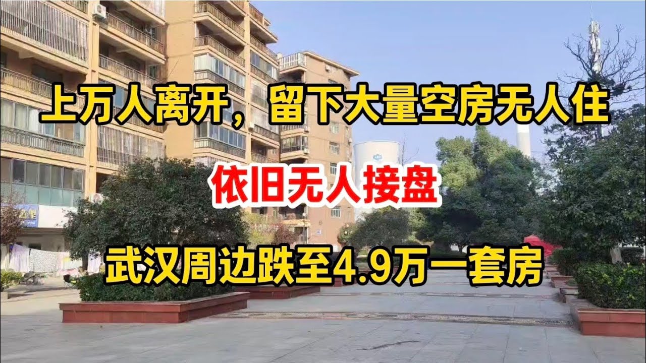 上万人离开，留下大量空房无人住，武汉周边跌至4.9万一套房，却没人接盘，来看看到底如何？